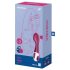 Satisfyer Hot Spot - genopladelig G-punkt vibrator med varmefunktion (rød)