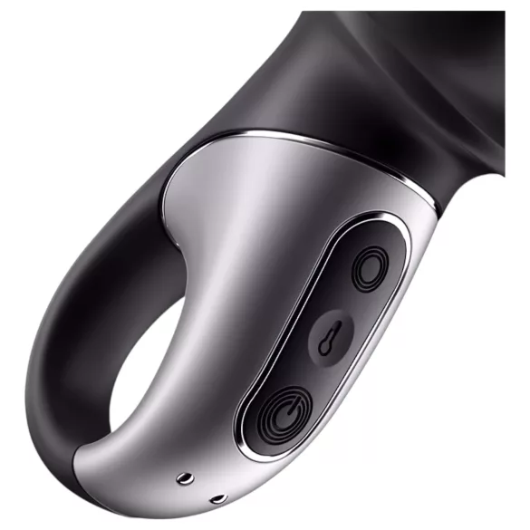 Satisfyer Hot Passion - App-styret varmende analvibrator (sort)
