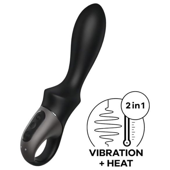 Satisfyer Heat Climax - smart opvarmende anal vibrator (sort)