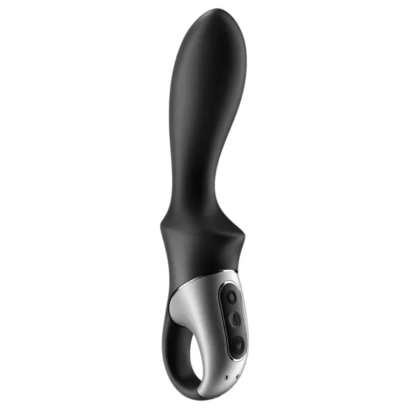 Satisfyer Heat Climax - App-styret opvarmet analvibrator (sort)