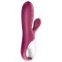 Satisfyer Hot Bunny - klitorisvibrator med varmefunktion - rød