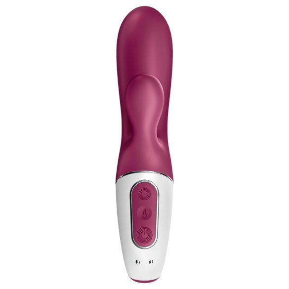Satisfyer Hot Bunny - klitorisvibrator med varmefunktion - rød