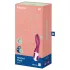 Satisfyer Heated Thrill - App-styret varmende vibrator (rød)