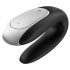 Satisfyer Double Fun - smart vandtæt parvibrator (sort)