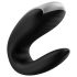 Satisfyer Double Fun - smart vandtæt parvibrator (sort)