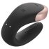 Satisfyer Double Love - smart, trådløs par-vibrator (sort)