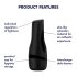 Satisfyer Men Classic - manuel sort onaniprodukt (sort)