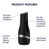 Satisfyer Men Classic - manuel sugemasturbator (sølv)