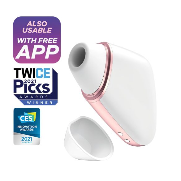 Satisfyer Love Triangle - smart luftbølge klitoris stimulator (hvid)