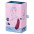 Satisfyer Curvy 1+ - smart lufttryksklitorisvibrator (rød)