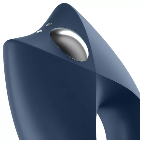 Satisfyer Royal One - App-styret vibrerende penisring til mænd (blå)