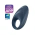 Satisfyer Mighty One - penisring med vibration - bluetooth - blå