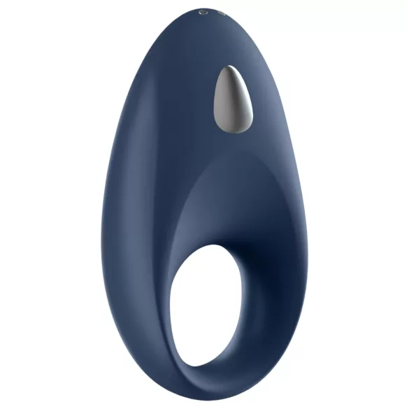 Satisfyer Mighty One - penisring med vibration - bluetooth - blå