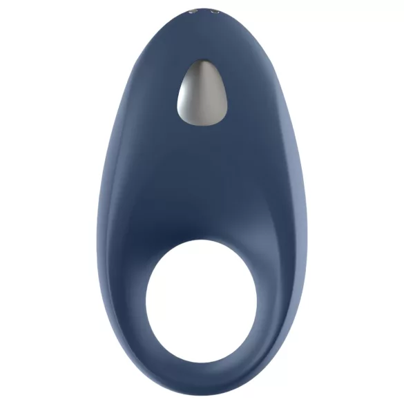 Satisfyer Mighty One - penisring med vibration - bluetooth - blå