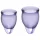Satisfyer - menstruationskop sæt - silikone - lilla