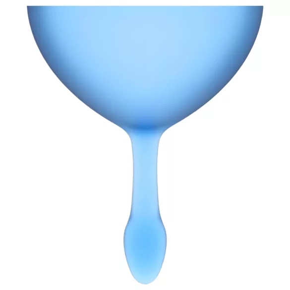 Satisfyer Feel Good - silikone menstruationskop-sæt (blå, 2 stk.)