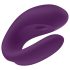Satisfyer Double Joy - smart, vandtæt parvibrator (lilla)