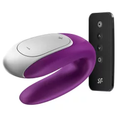 Satisfyer Double Fun - parvibrator med app - lilla