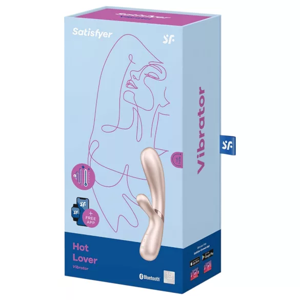 Satisfyer Hot Lover - App-styret vibrator (sølv)