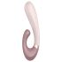 Satisfyer Heat Wave - smart, opvarmende vibrator med arm (beige)