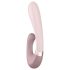 Satisfyer Heat Wave - smart, opvarmende vibrator med arm (beige)