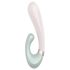 Satisfyer Heat Wave - smart opvarmende vibrator med arm (mint)