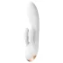 Satisfyer Double Flex - App-styret vibrator med klitorisstimulator (hvid)