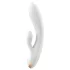 Satisfyer Double Flex - App-styret vibrator med klitorisstimulator (hvid)
