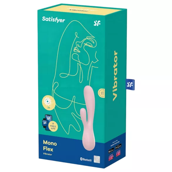Satisfyer Mono Flex - app-styret vibrator (pink)