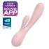 Satisfyer Mono Flex - smart vandtæt vibrator (pink)