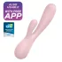 Satisfyer Mono Flex - app-styret vibrator (pink)
