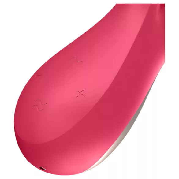 Satisfyer Mono Flex - vibrator - genopladelig vandtæt - rød