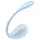 Satisfyer Smooth Petal - bærbart app-styret vibrerende æg (blå)