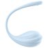Satisfyer Glat Blomst - smart vibrerende æg (blå)