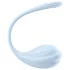 Satisfyer Smooth Petal - bærbart app-styret vibrerende æg (blå)