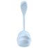 Satisfyer Glat Blomst - smart vibrerende æg (blå)