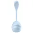 Satisfyer Smooth Petal - bærbart app-styret vibrerende æg (blå)