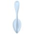 Satisfyer Glat Blomst - smart vibrerende æg (blå)