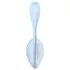 Satisfyer Smooth Petal - bærbart app-styret vibrerende æg (blå)
