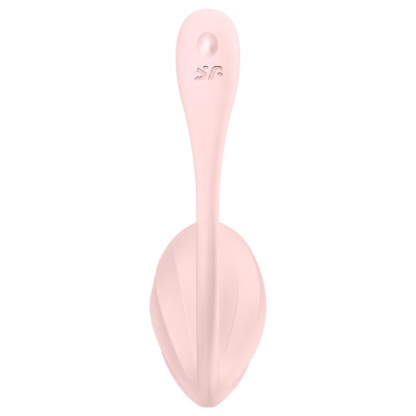 Satisfyer Ribbed Petal - trådløst vibrerende æg (pink)