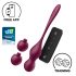 Satisfyer Love Birds Vary - smart og justerbar bækkenbundskugle (rød)