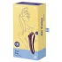 Satisfyer Dual Kiss - 2-i-1, vaginal- og klitorisvibrator (lilla)