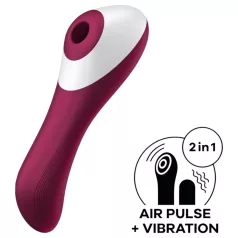   Satisfyer Dual Crush - rabbitvibrator - klitoris og G-punkt - rød