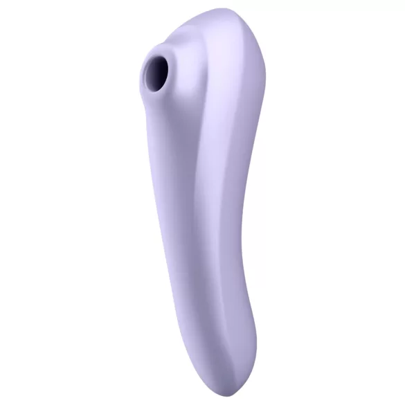 Satisfyer Dual Pleasure - lufttryksvibrator med vibration - lilla