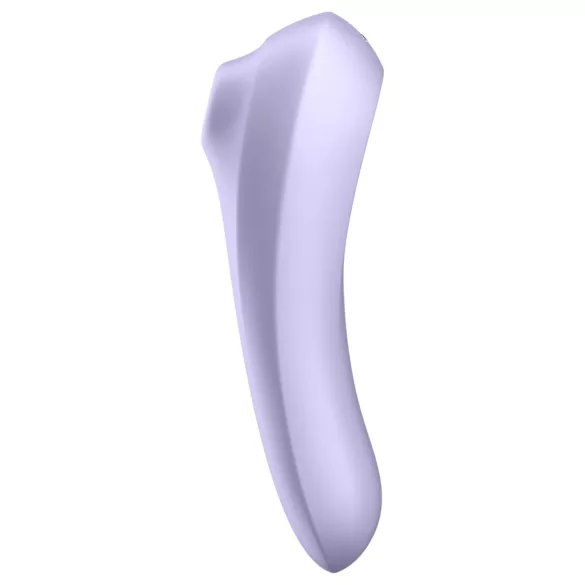 Satisfyer Dual Pleasure - lufttryksvibrator med vibration - lilla