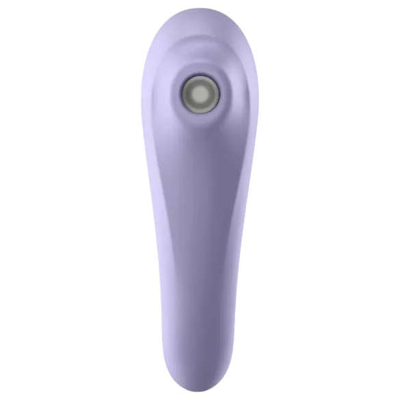 Satisfyer Dual Pleasure - lufttryksvibrator med vibration - lilla