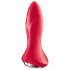 Satisfyer - anal vibrator med kugler - rød