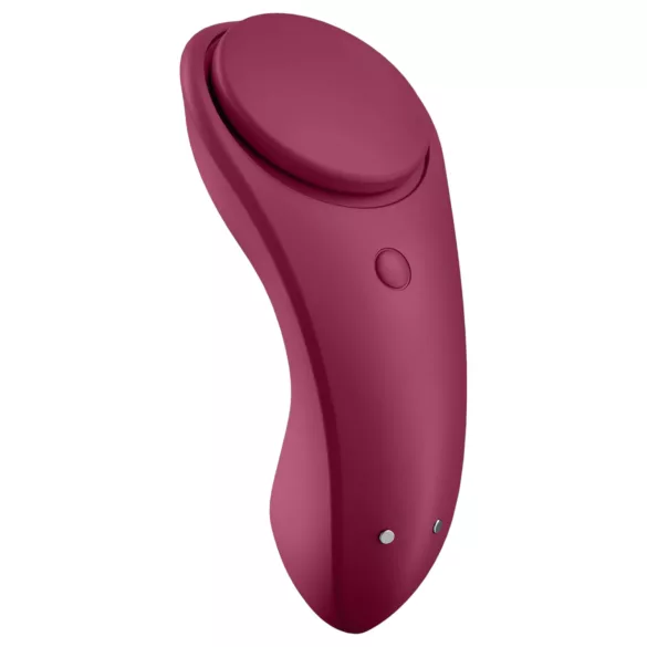 Satisfyer Sexy Secret - bærbar app-styret trussevibrator (rød)