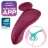 Satisfyer Sexy Secret - bærbar app-styret trussevibrator (rød)