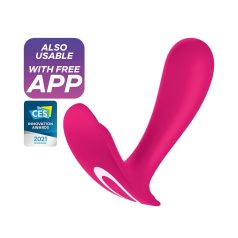 Satisfyer Top Secret - vibrator med 2 motorer - smart - pink